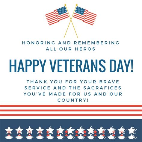 Printable Thank You Veterans